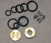 Enderle Square  Barrel (Metering) Valve Major  REBUILD Kit with Brass Ends